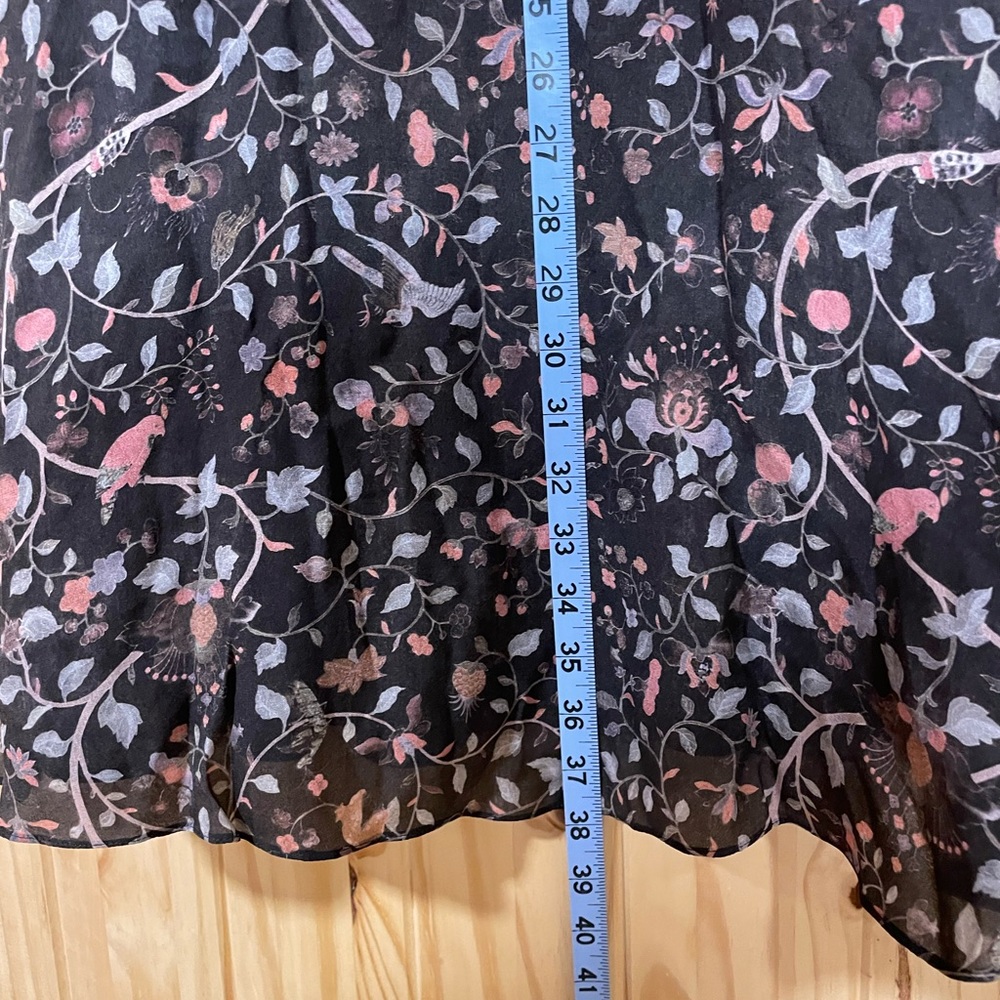 Peruvian Connection Black Floral Short-Sleeve V-Neck Dress - Picture 14 of 15